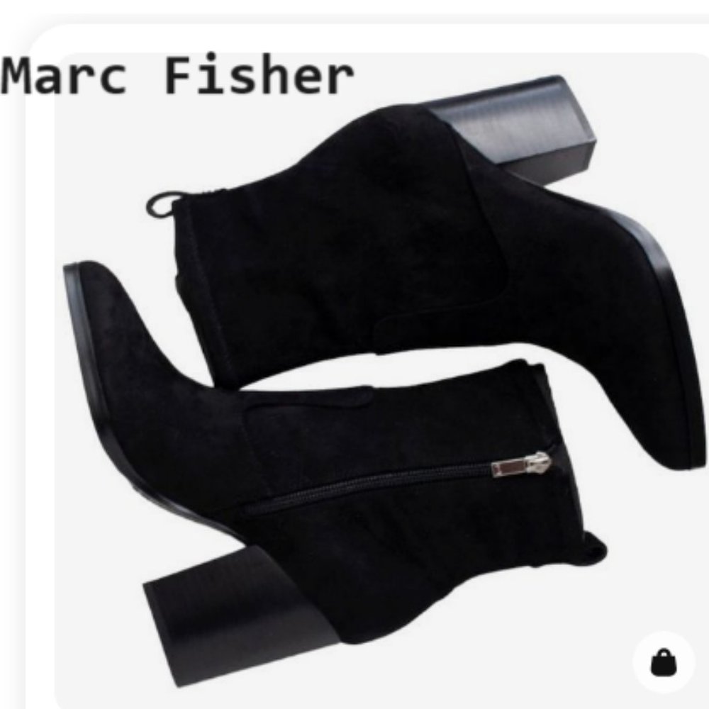 Marc Fisher LTD Womens Avalyn Block Heel Ankle Boots